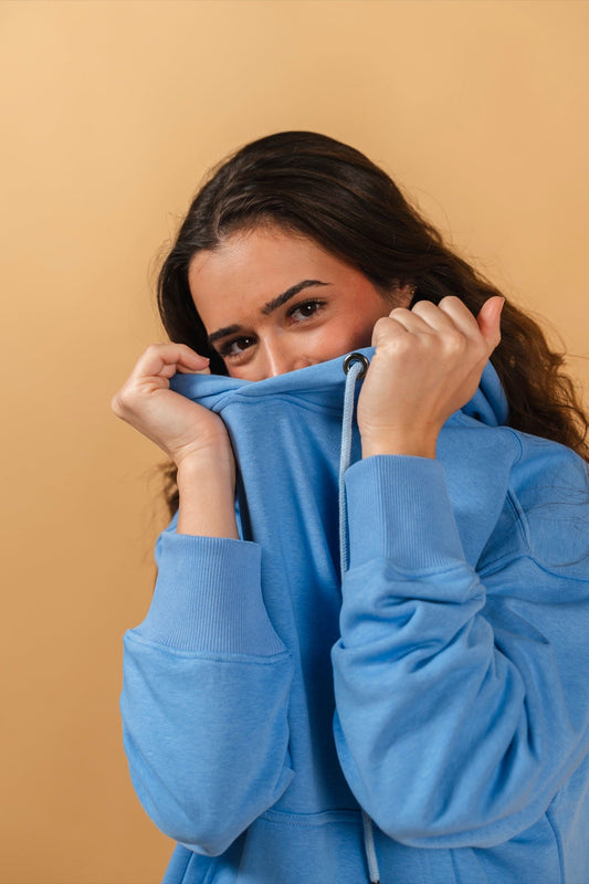Warrior Sol Pullover Hoodie in Sky Blue