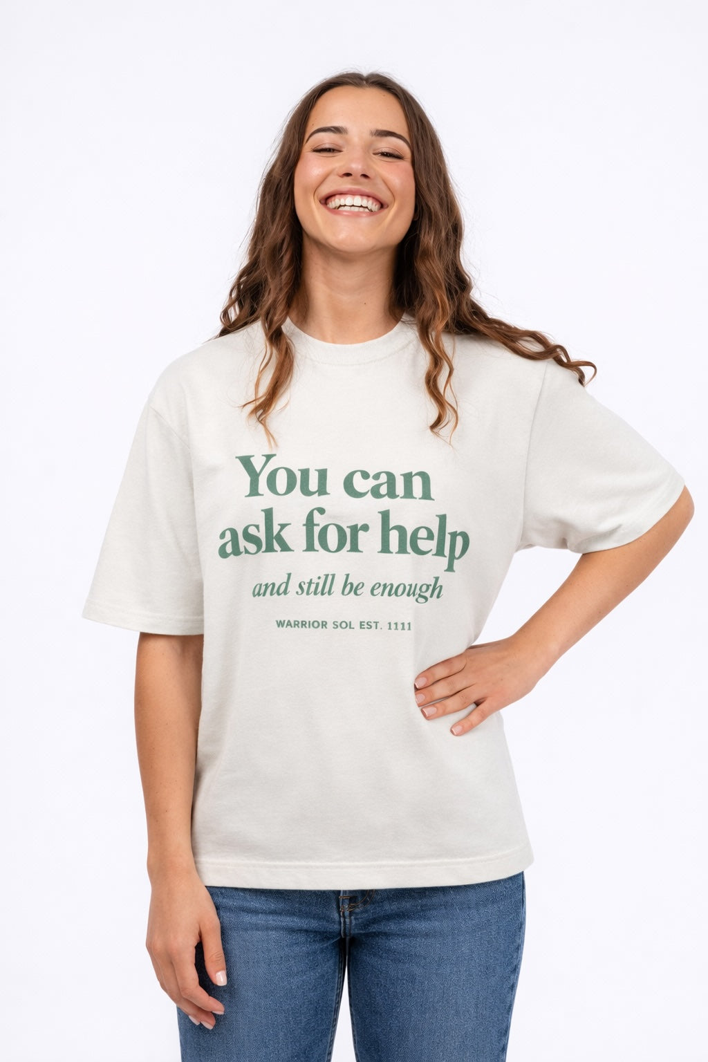 Warrior Sol Asking For Help T-Shirt | cancer support apparel