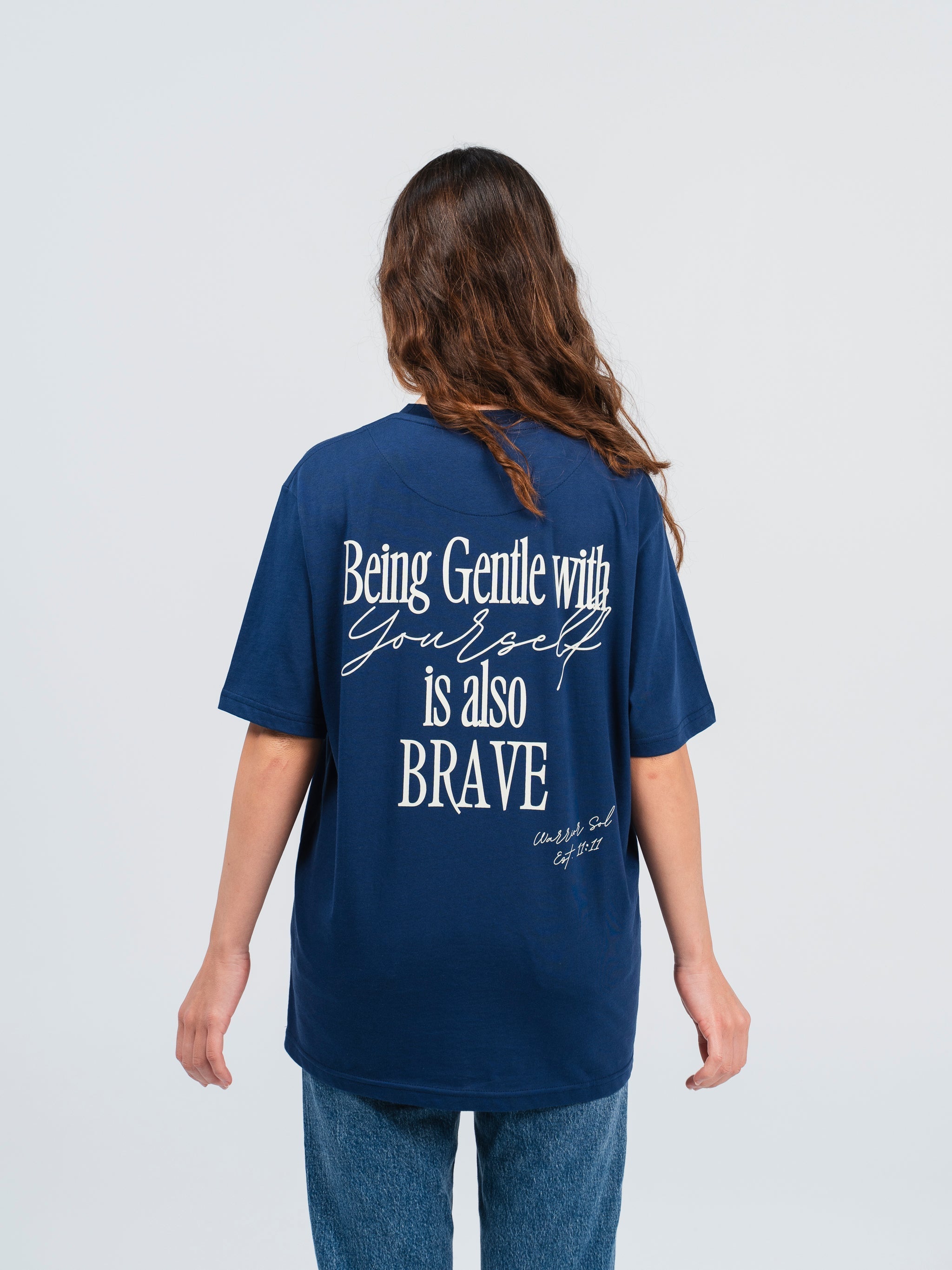 Warrior Sol Being Gentle T-Shirt | cancer support apparel