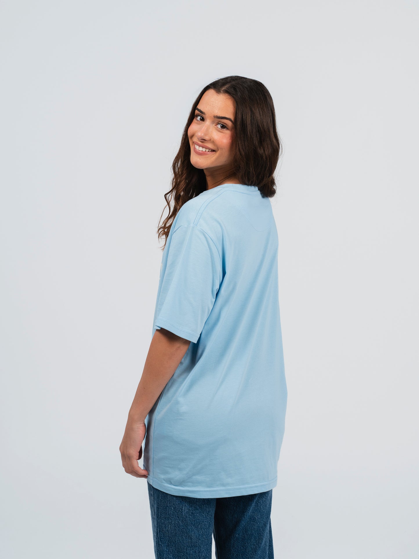 Feeling It All Brave Series T-Shirt in Light Blue - Lifestyle