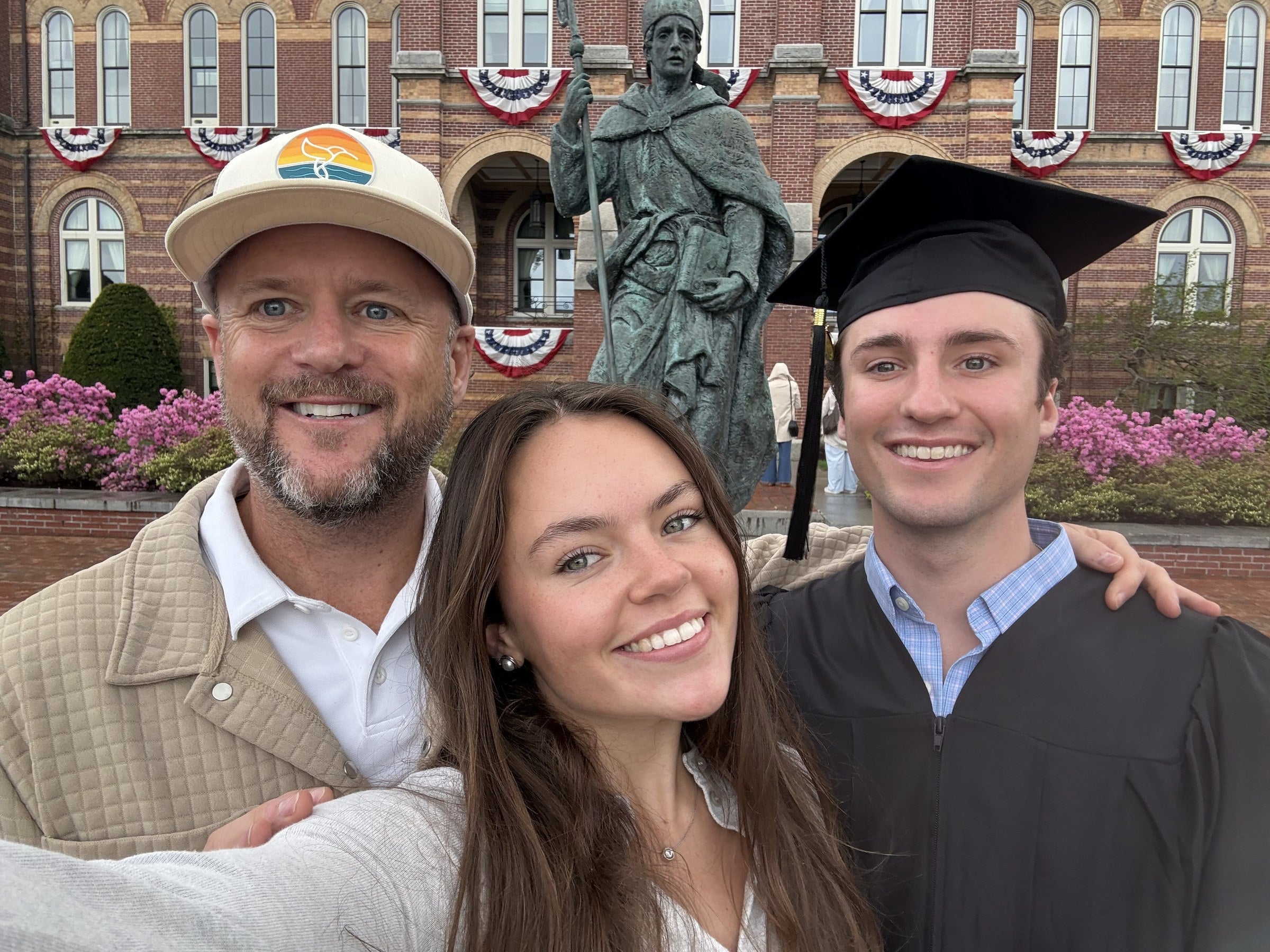 Jimmy, Cole and Ani at graduation