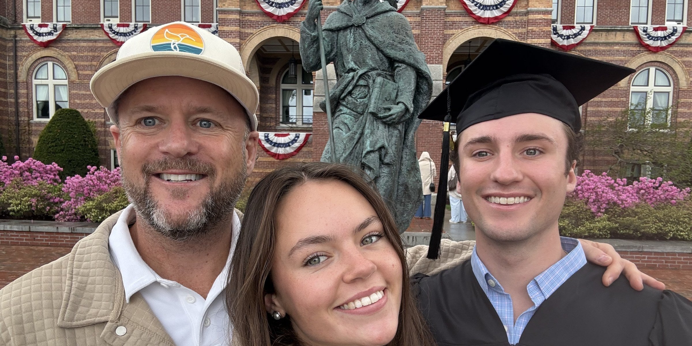 The Warrior Sol family together at a graduation